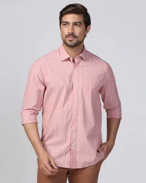 Casual Pink Stripe Shirt - Dollar Snug feel
