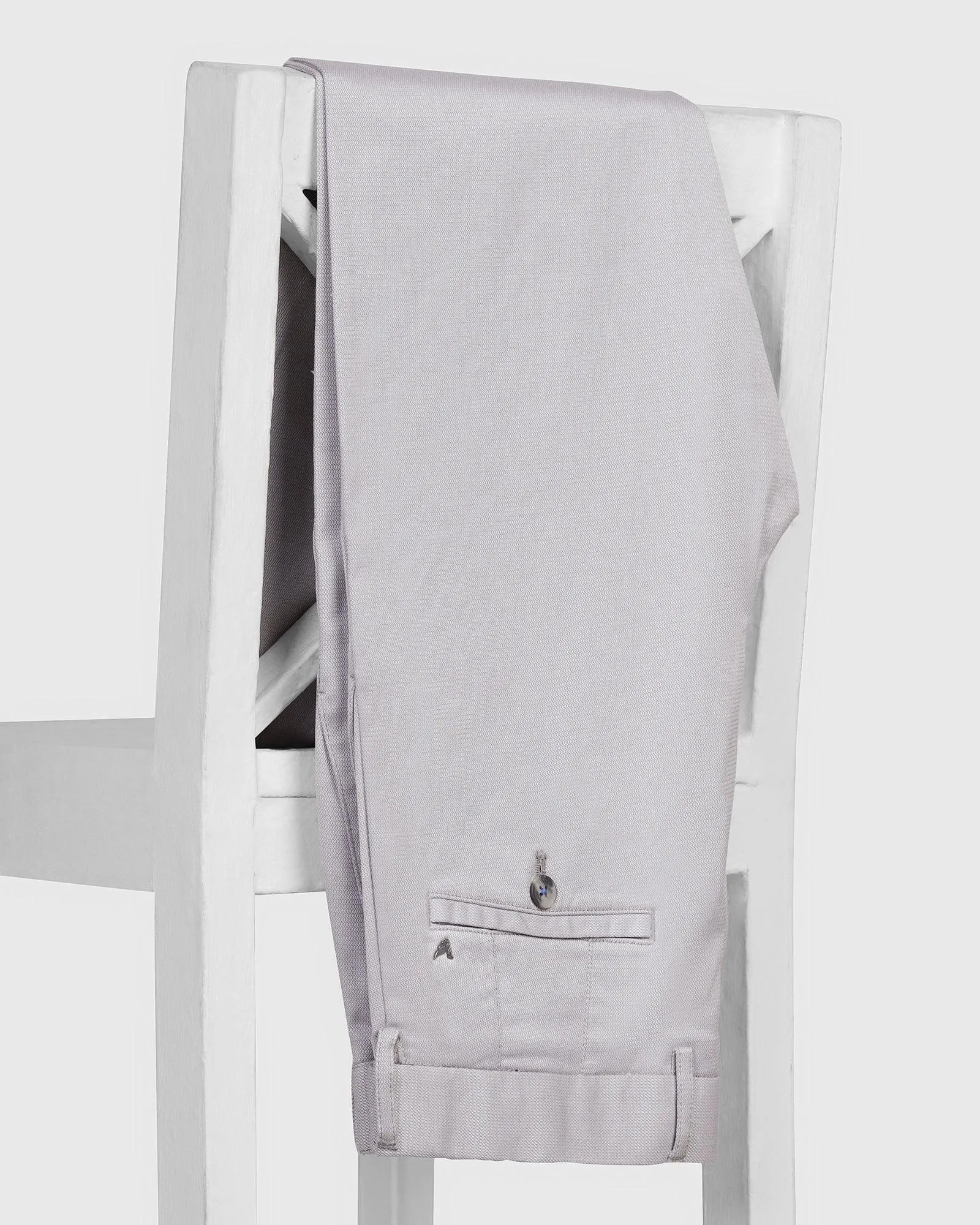 Slim Comfort B-95 Casual Grey Yarn Dyed Khakis - Royal Seasonal Basic Soft Wear