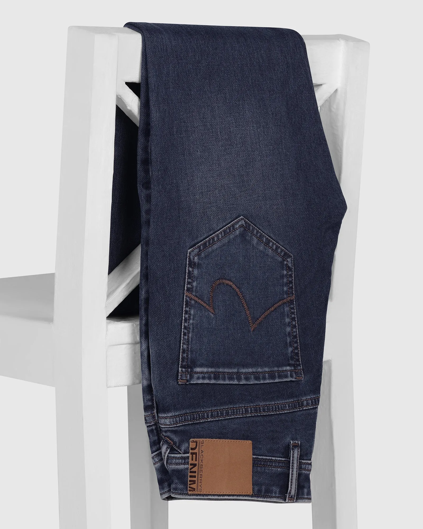 City Walk Bold Look Ultrasoft Skinny Cropped Fiji Fit Indigo Jeans - Tom
