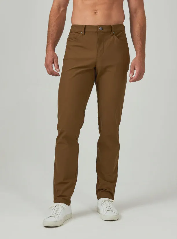 Minimal Vibe 7 Diamonds Infinity 7-Pocket Pant in Bronze