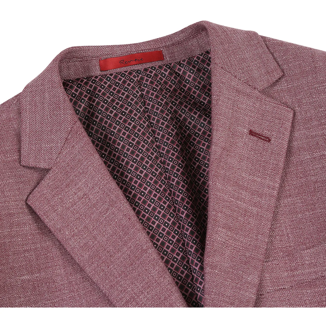 Alessandro Vitello by Renoir New Slim Fit Blazer Wine 294-25 Daily Commute