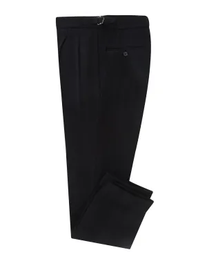Sport Fit EZS Black Wool Heavy Flannel Pant