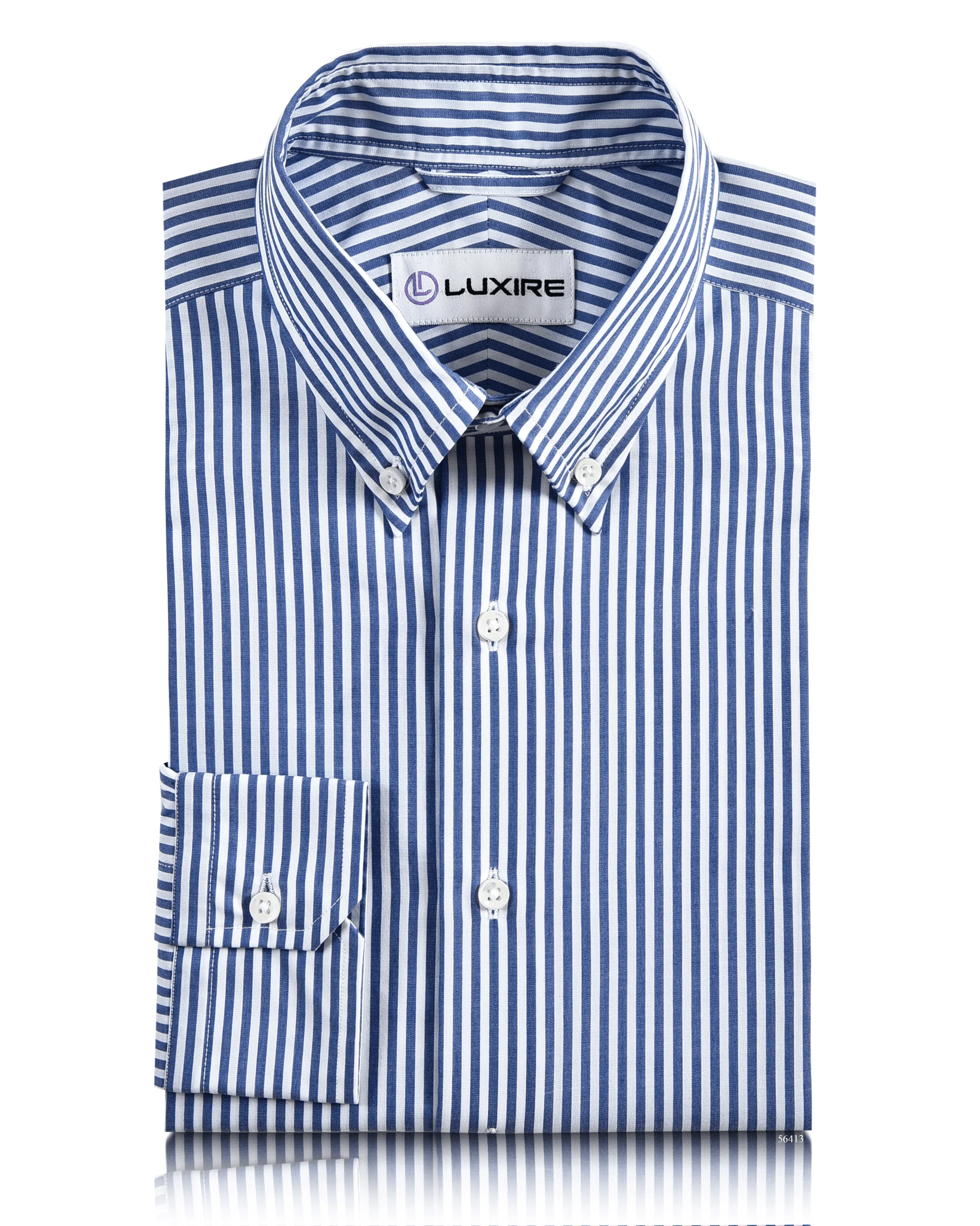 Versatile Design Anniversary Special Cornflower Candy stripes Shirt