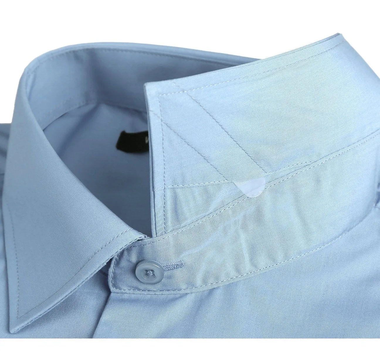 VERNO Sky Blue Classic/Regular Fit Long Sleeve Spread Collar Dress Shirt TC646 Gradient effect Quick Dry Technology