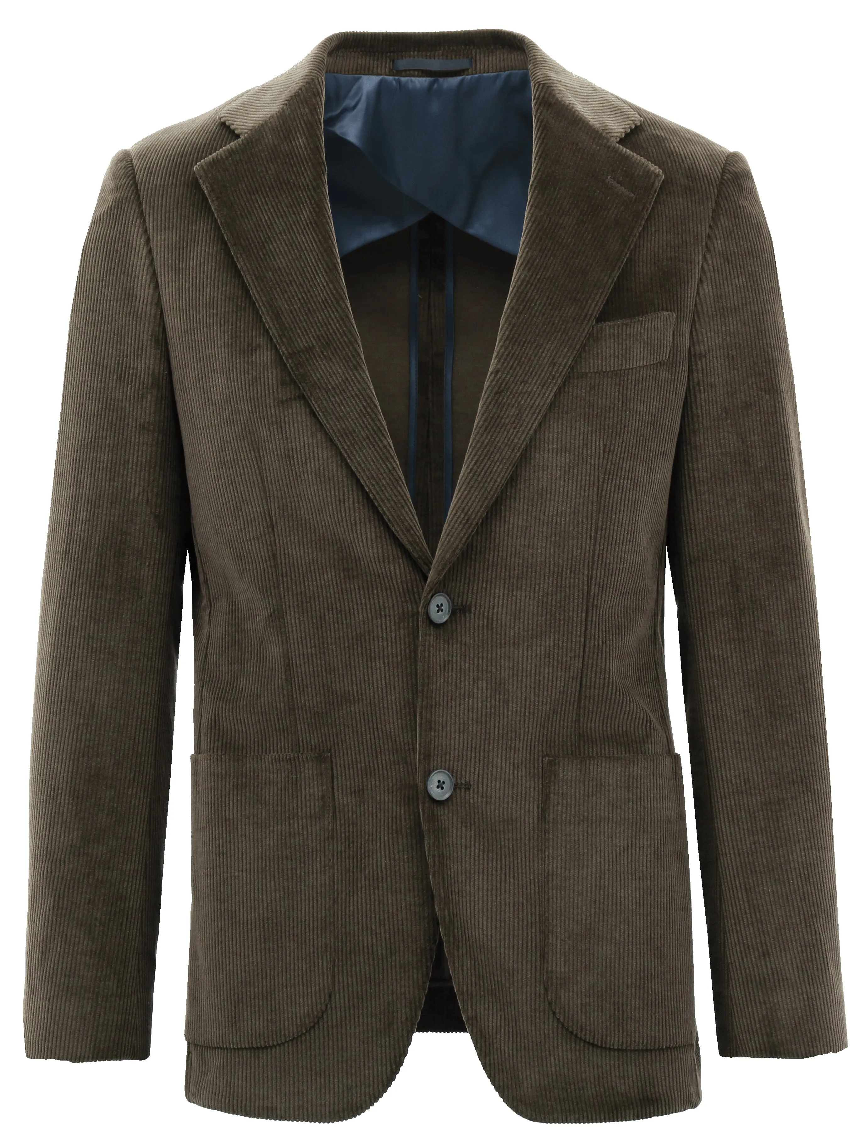 Genoa Buggy Brown Corduroy Sports Jacket Non Bulky Profile