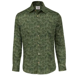 Janson Sport Shirt-100% Cotton Satin Finish, European Made Modern Aesthetic