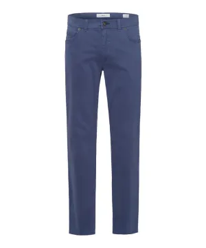Effortless Layer Wrinkle-Resistant Brax Marathon 4-Seasons Pant in Blue- Cooper 5 Pocket Model