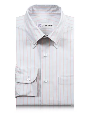 Classic Oxford Red Dress-Stripes on Blue Shirt High Street Fashion