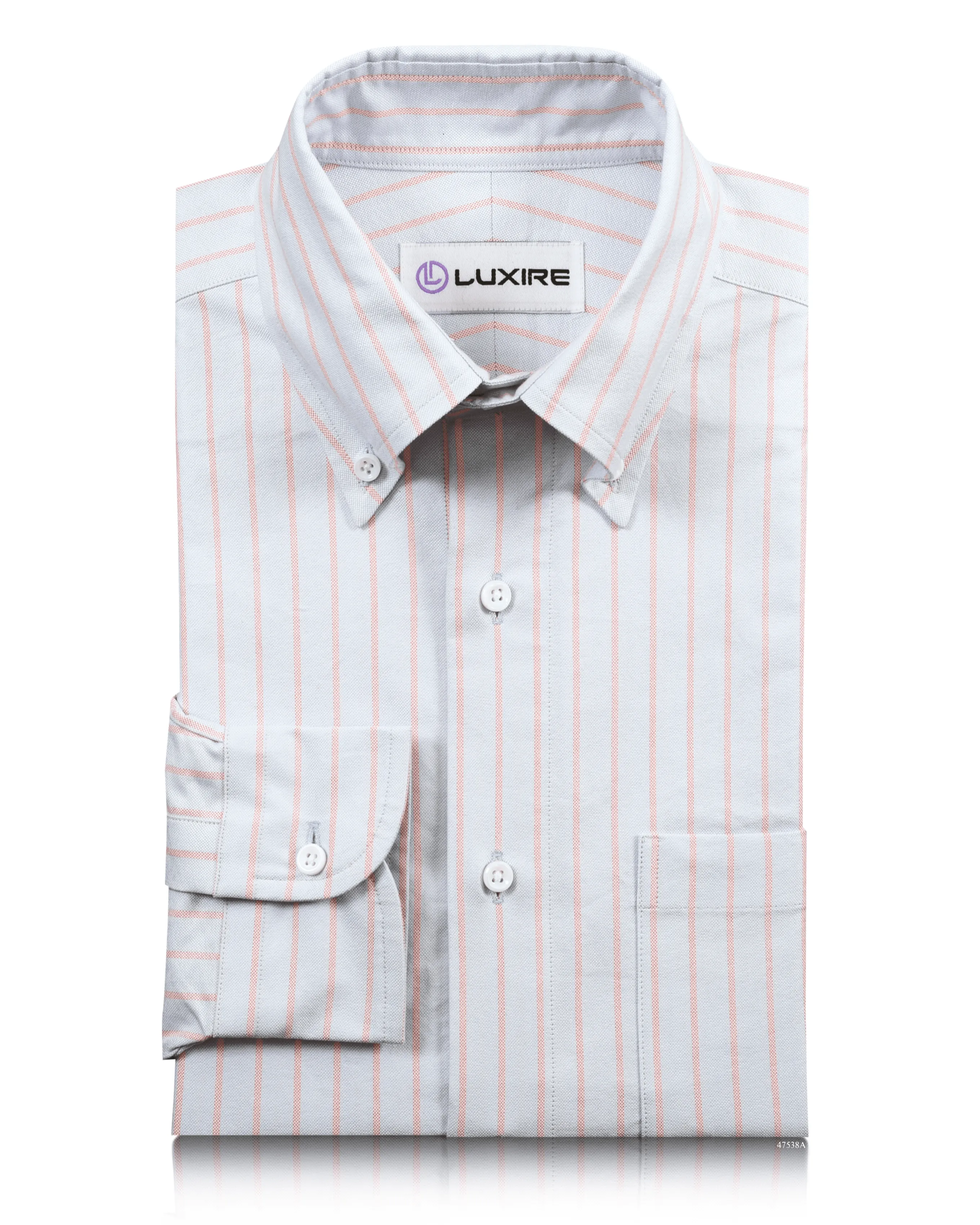 Classic Oxford Red Dress-Stripes on Blue Shirt High Street Fashion