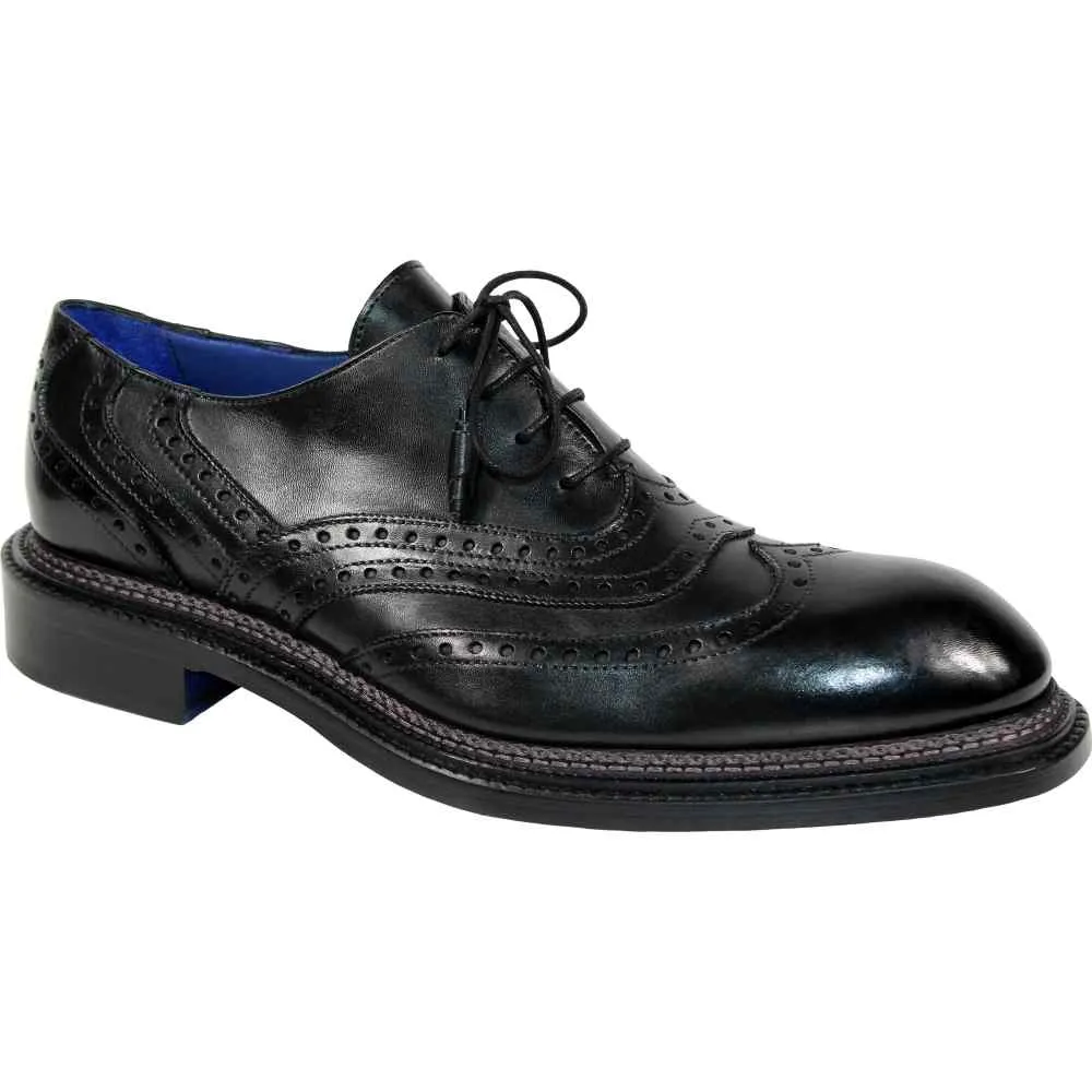 Peak Step Emilio Franco "Mattia" Black Shoes (IN STORE)