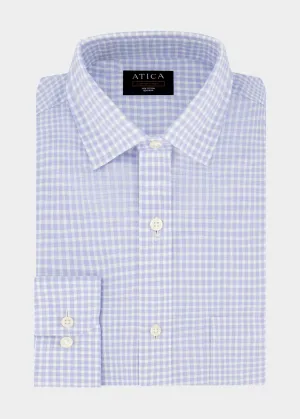 EVERYDAY Light Blue Gingham Shirt Comfort Fit