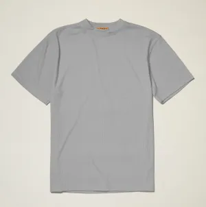 Simple Top Eco Wear Inserch Rib Crew Neck T-Shirt T299-00004 Light Grey