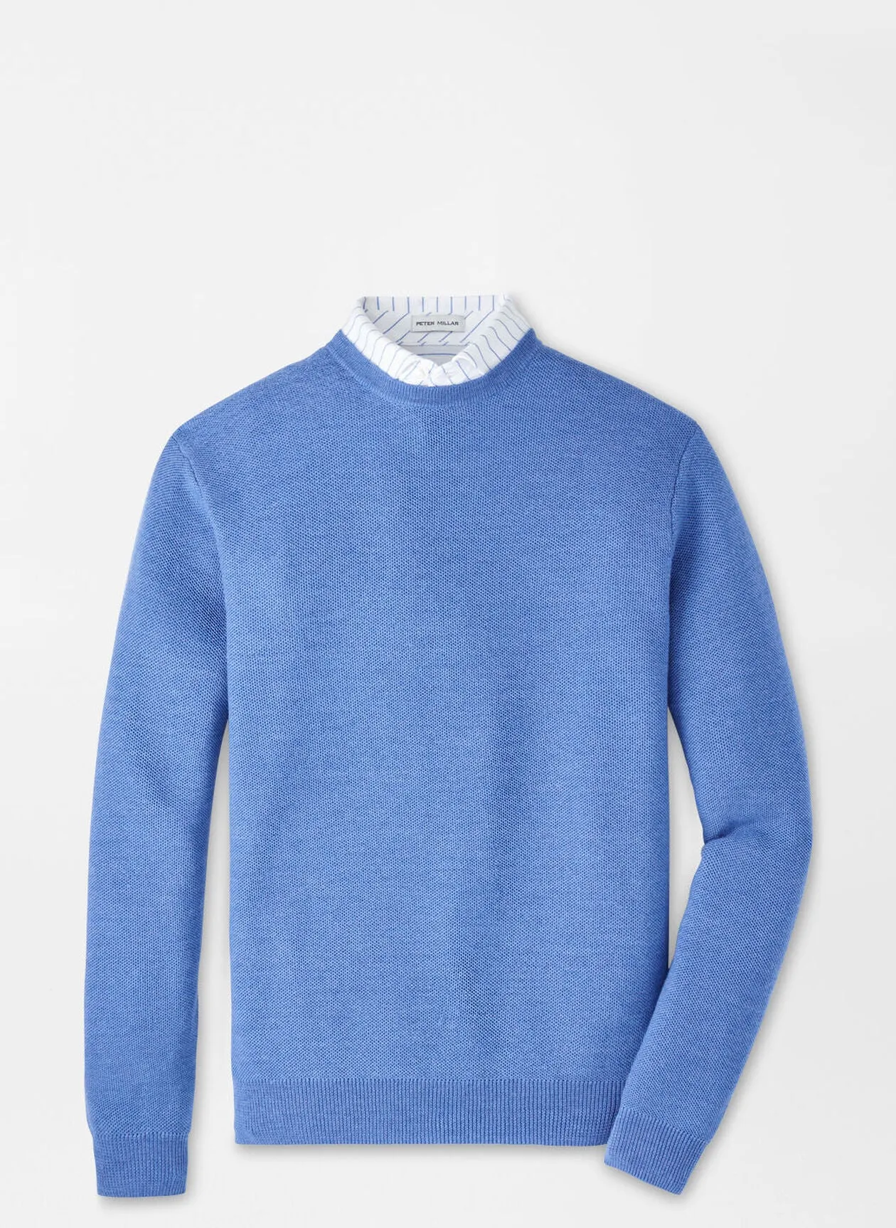 Autumn Crest Honeycomb Crewneck Sweater Warm Layers