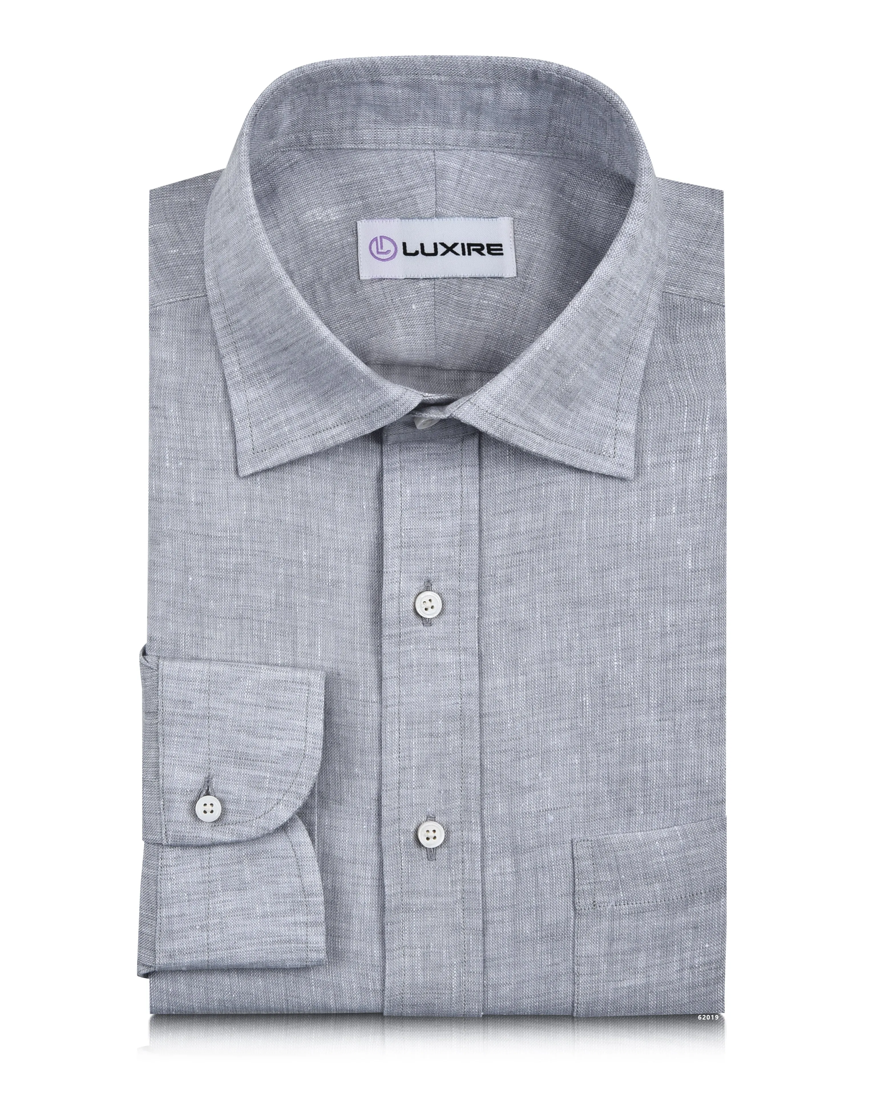 Linen: Light Grey End on End AntiStatic Lining Dream Base
