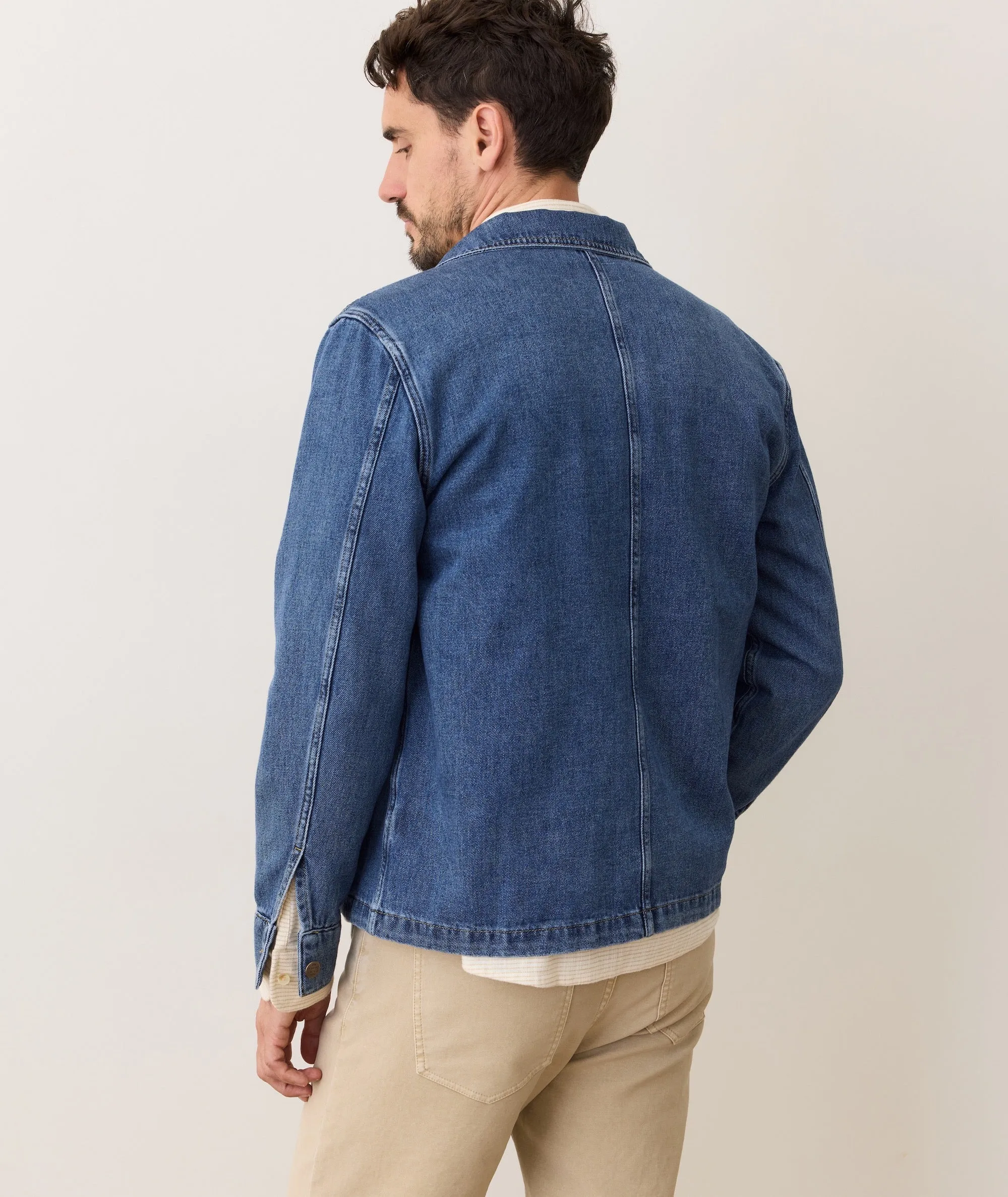 Patrick Denim Overshirt - Dark Wash QuickDrying Material