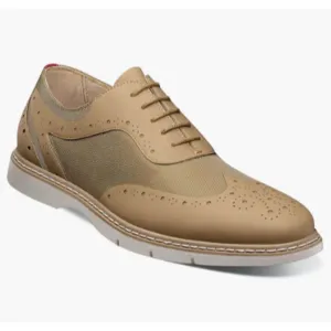 Stacy Adams Summit Wingtip Handcrafted Detailing