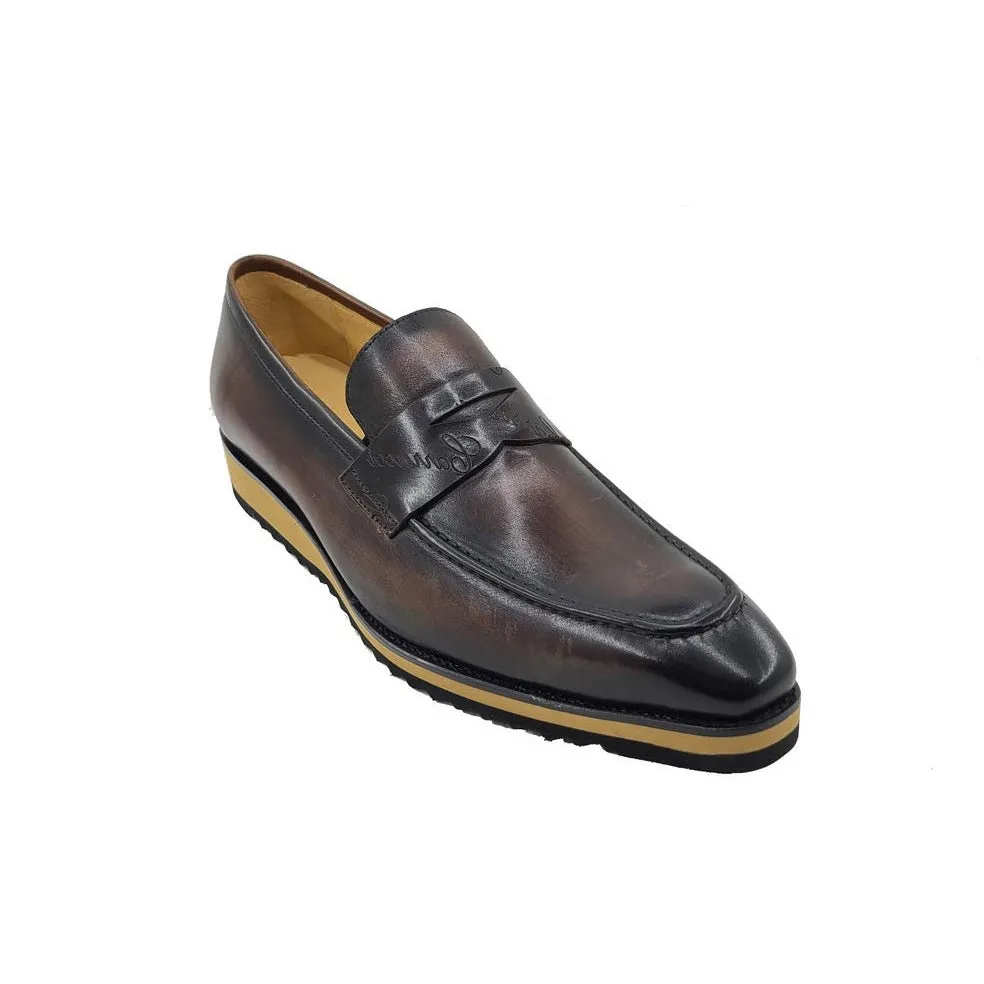 Daily Pace Penny Keeper Carrucci Chestnut Signature Casual Loafer
