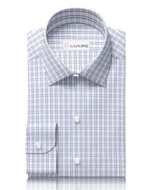 FlexibleJointConstruction Blue Shadow Checks Shirt