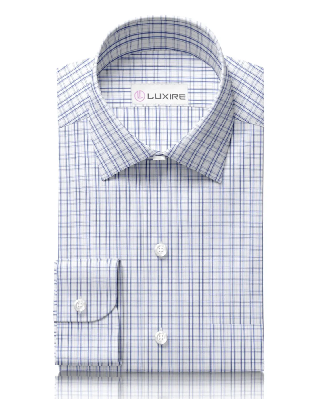 FlexibleJointConstruction Blue Shadow Checks Shirt