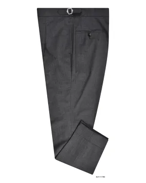 Vitale Barberis Canonico - 120s 2 Ply Mid Grey Stretchy Material Stretch Waist