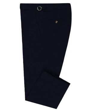 Flex Wear Design Easy Access Loro Piana: Dark Blue Checks