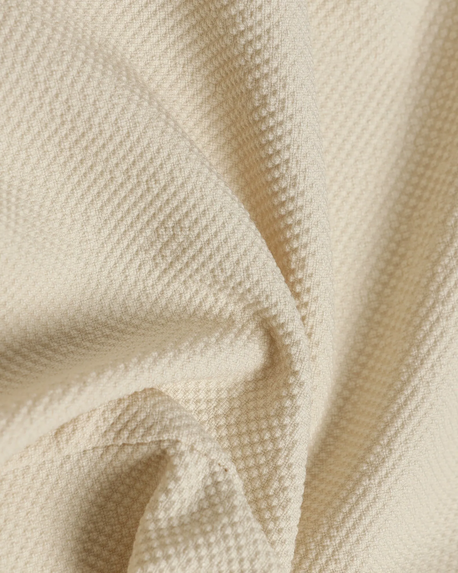 Durable zipper pull SoftshellTexture Formal Beige Textured Blazer - Caron