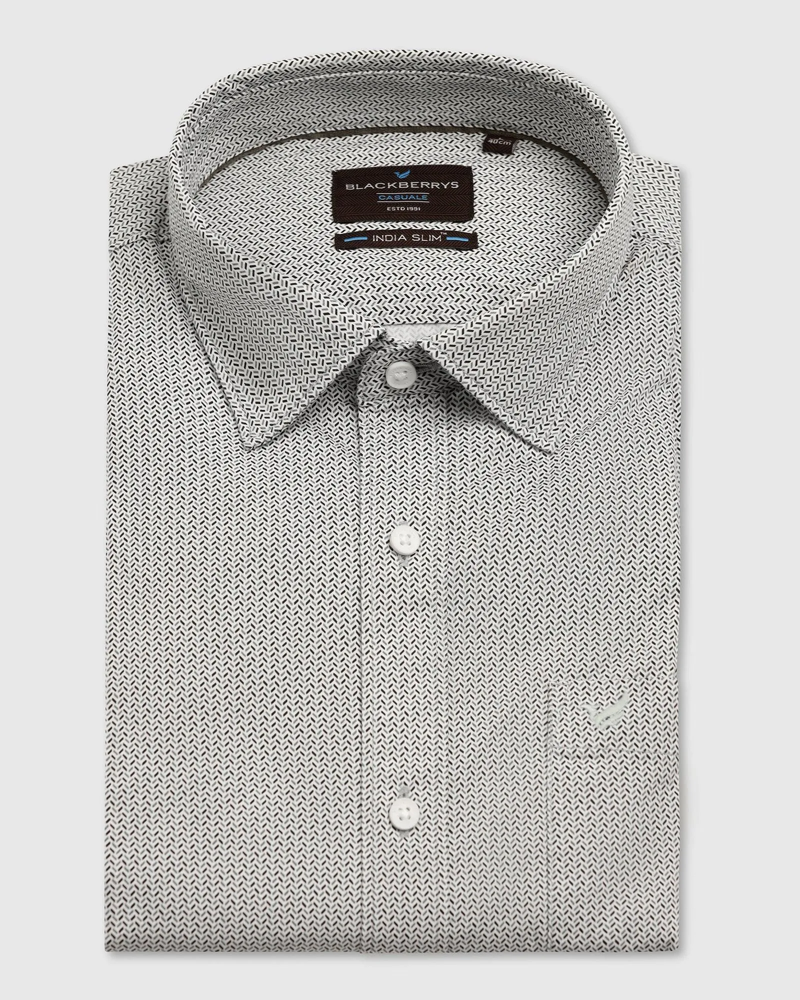 Affordable Luxury Casual Green Printed Shirt - Ecrin