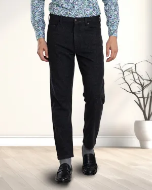 Charcoal Grey Wool Jeans Heavy Duty Zipper Mechanism Party Look Weekend Warrior