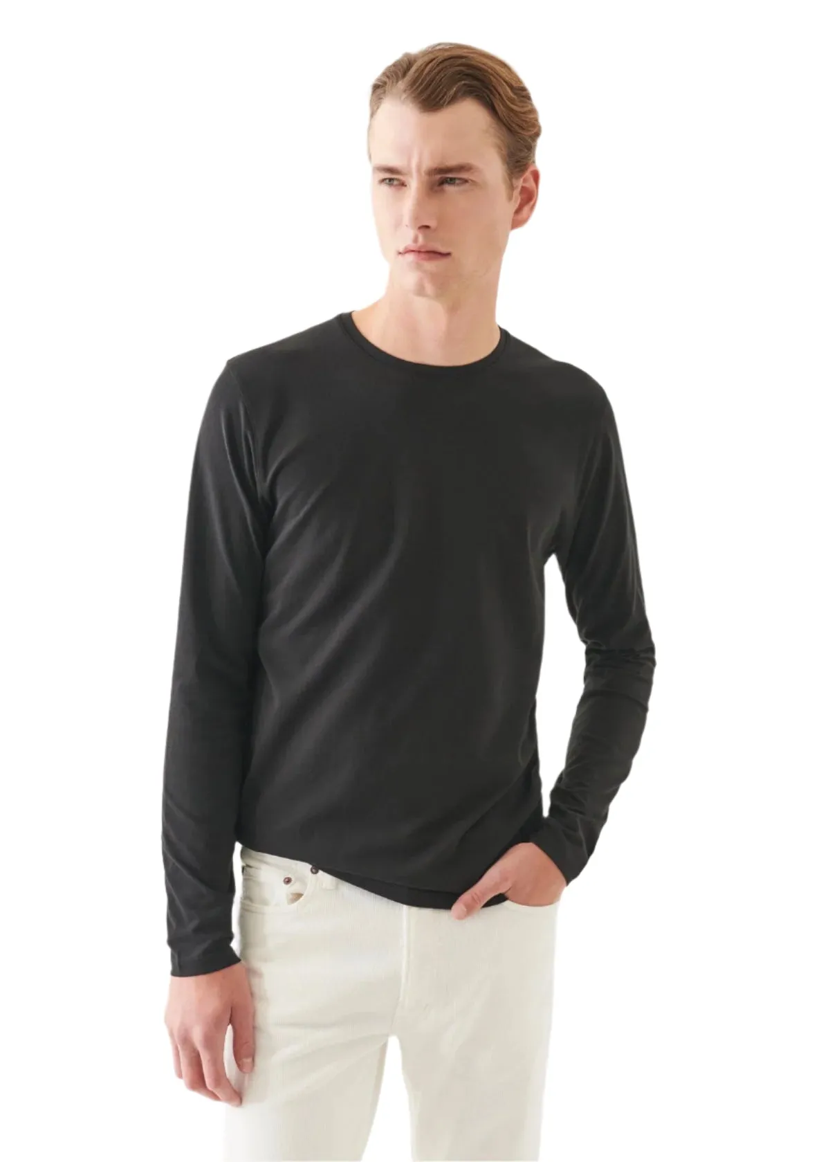 CompactKnit UV Protection LS Iconic Crew - Black