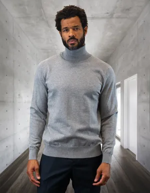 GRAY TURTLE NECK Breathable Material