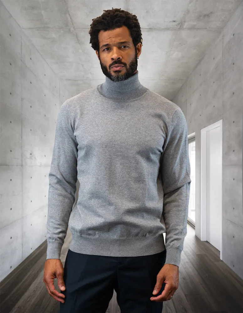 GRAY TURTLE NECK Eco-Friendly Material Magic Glow