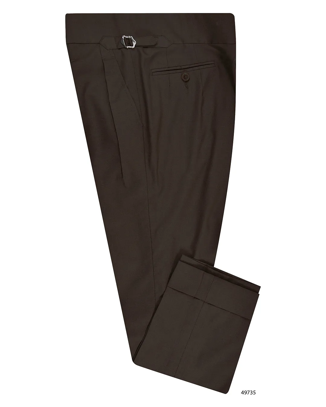 Loro Piana: Choco Brown Twill Perfect Layer Luxe Look