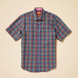 Inserch SS Linen Gingham Shirt SS7917-00066 Multi Active Ease