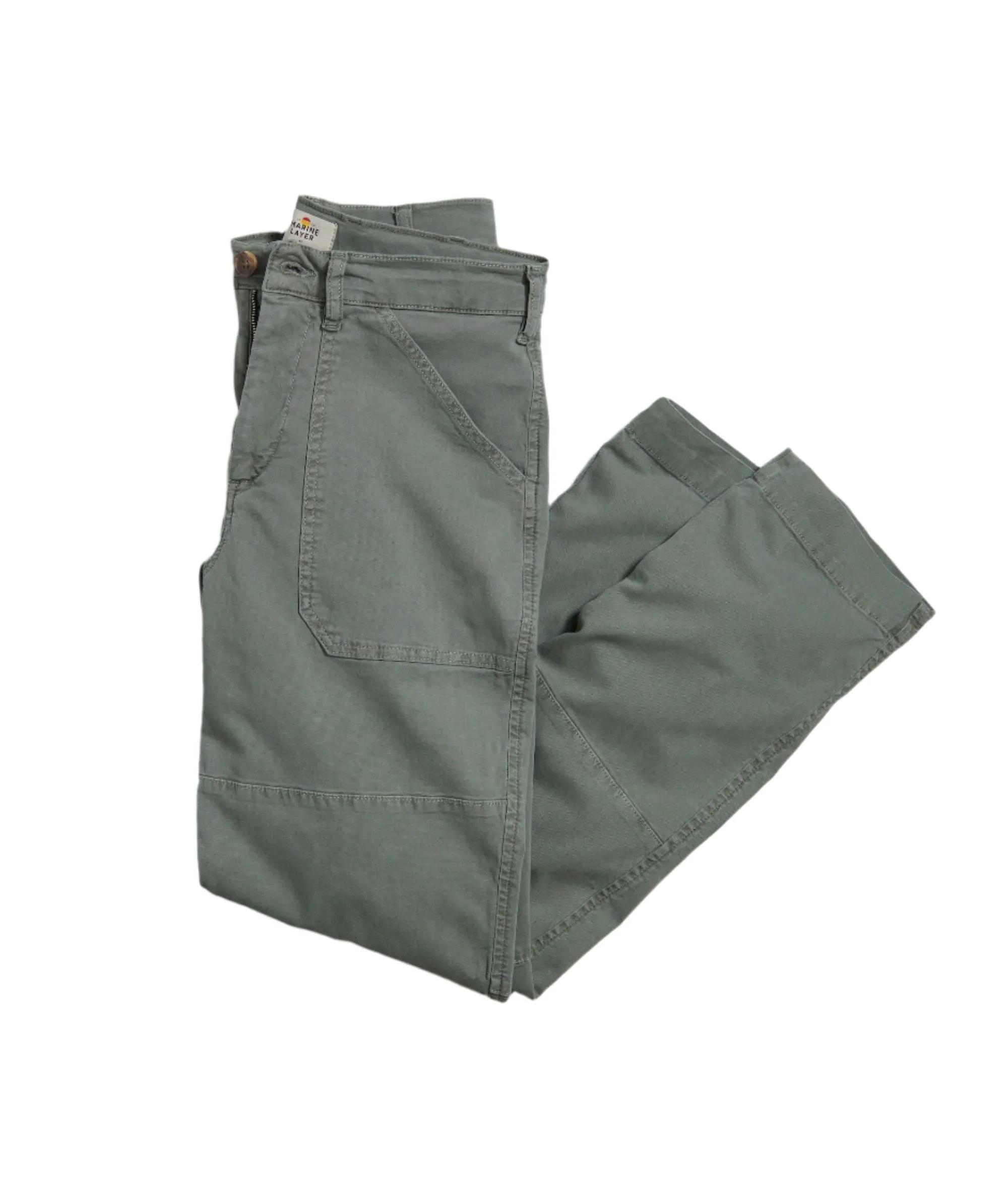 HiddenZipperClosure Breyer Utility Pant - Vetiver