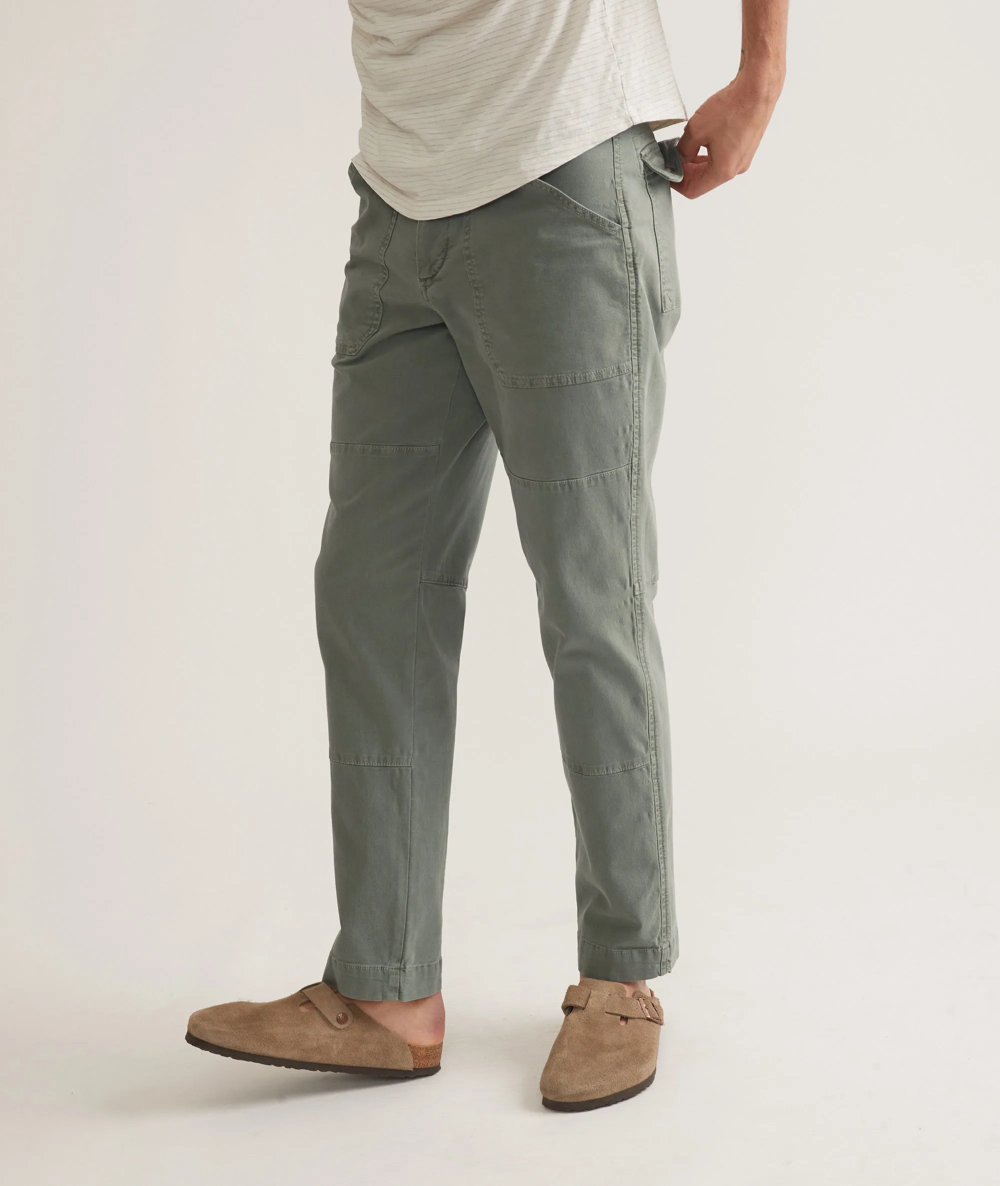 Hero Tale Luxury Apparel Breyer Utility Pant - Vetiver