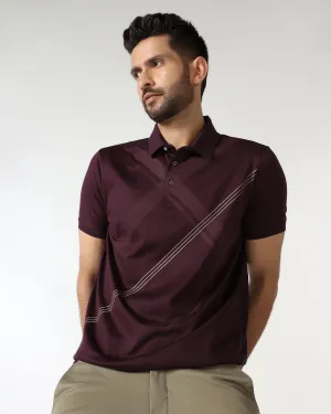 Smart Design Cherry Lacquer Printed Polo - Kenny