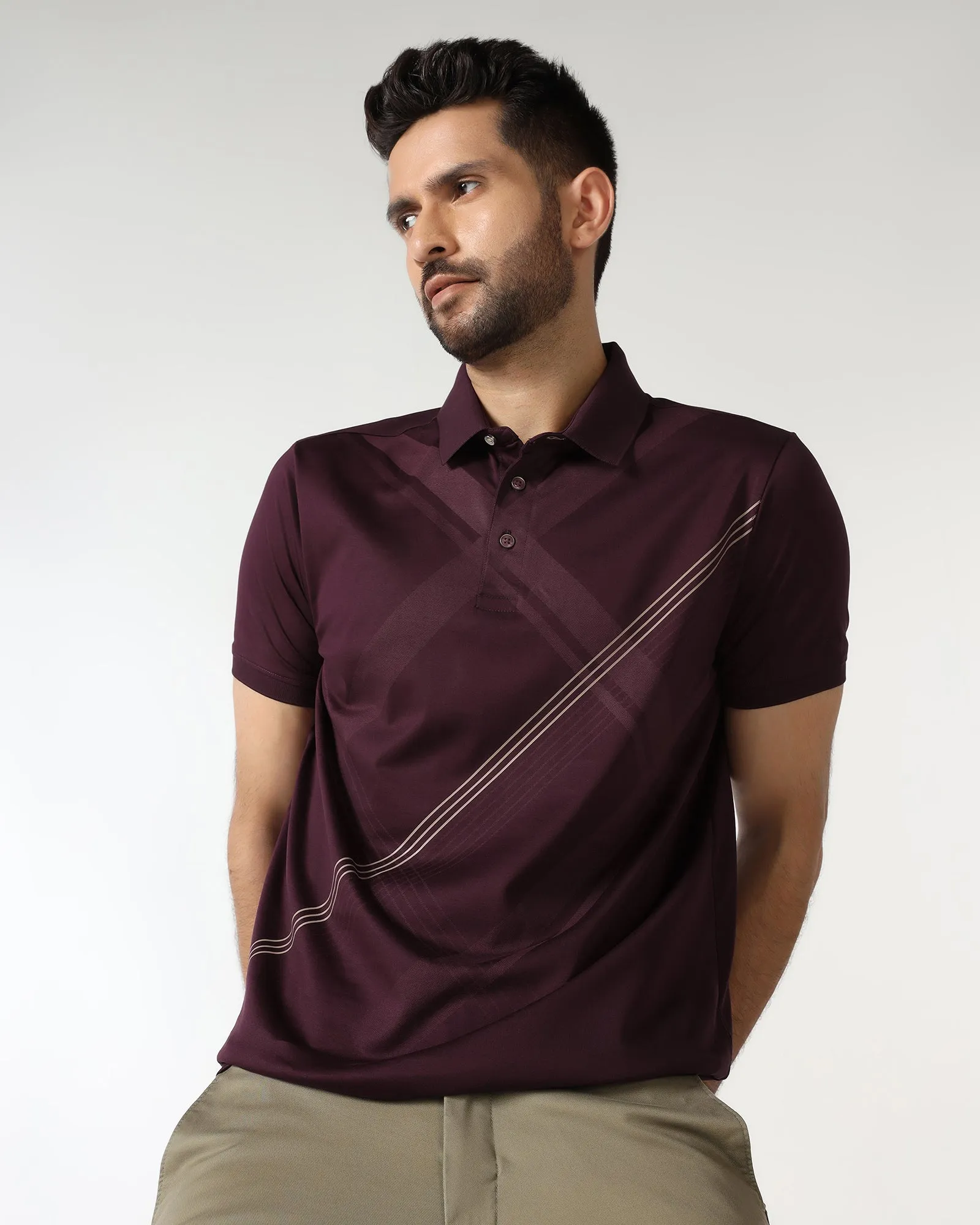 Smart Design Cherry Lacquer Printed Polo - Kenny
