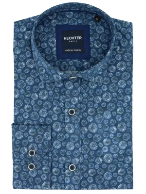 Ethical production Versatile Clothing Sel Blue Printed Shirt
