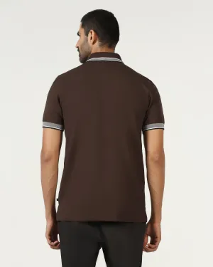 Chocolate Sauce Solid Polo - Taurus Simple Layer