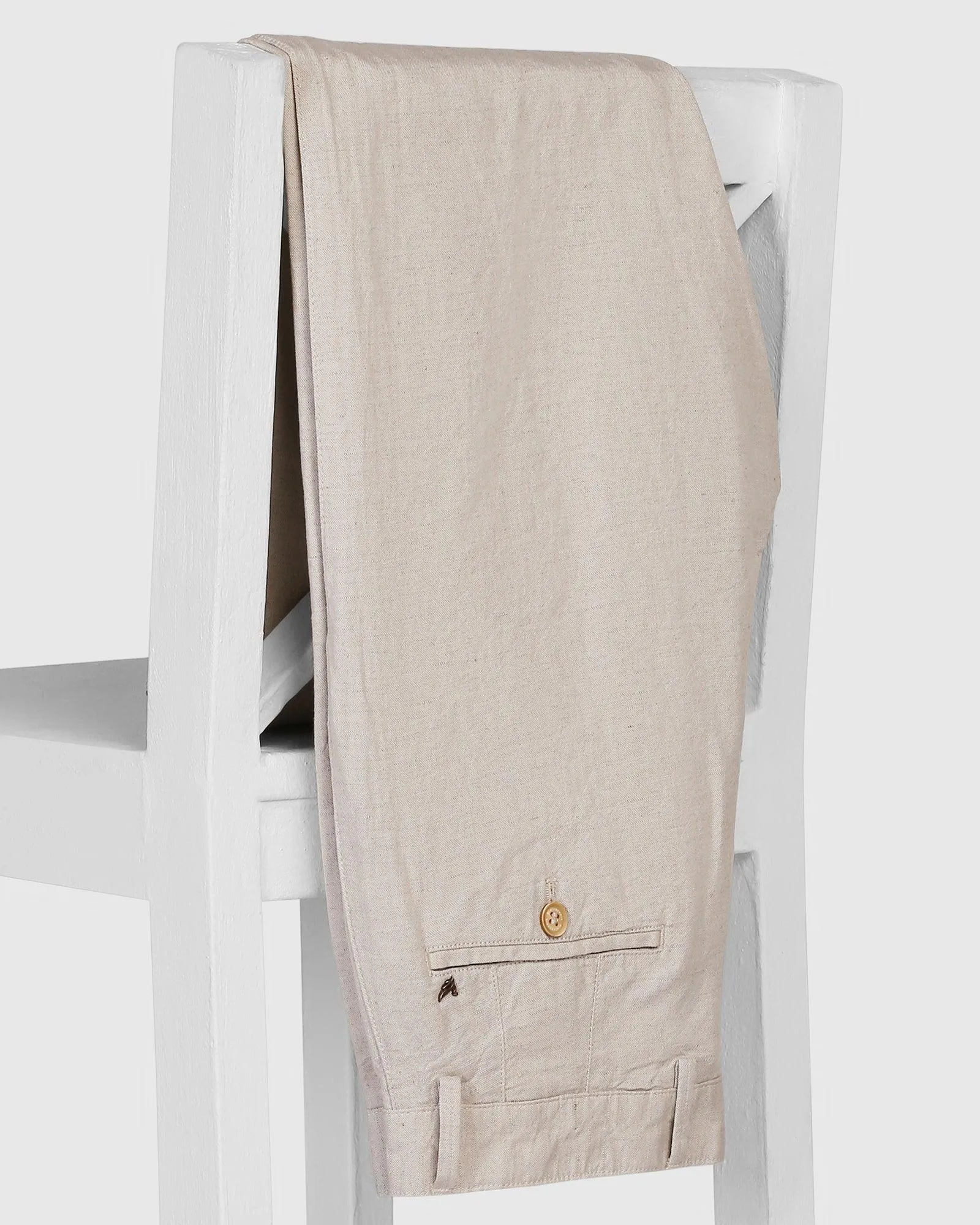 Flex Foam Inserts Beige Linen Solid Khakis - Kinsley