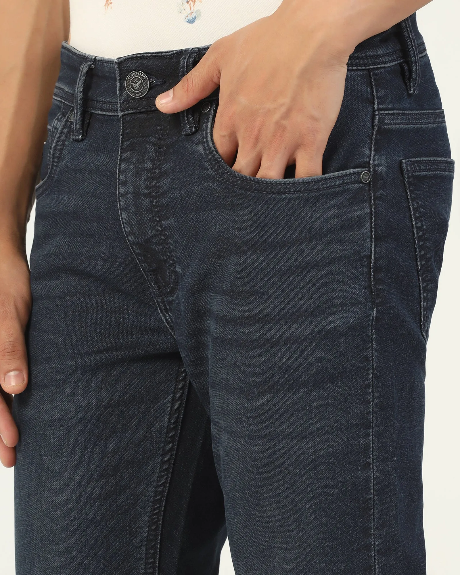 Ultrasoft Slim Yonk Fit Indigo Jeans - Kilian Picnic Style Modern Ultra Basic