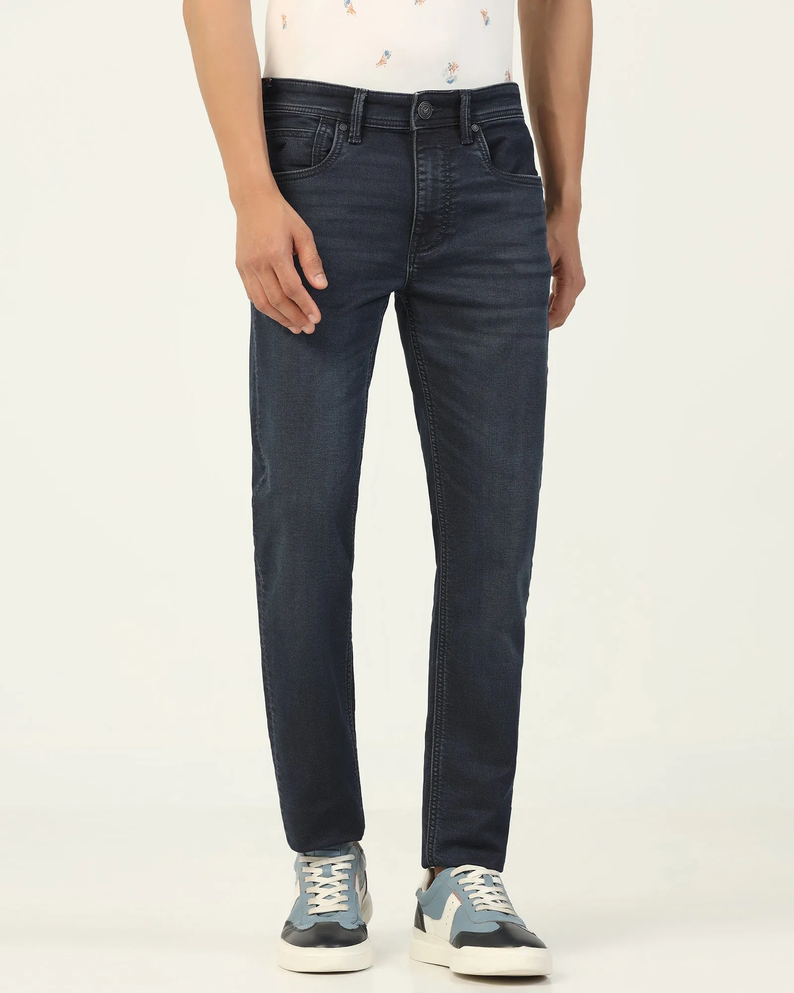 Modern Comfort Zip Fly Closure Ultrasoft Slim Yonk Fit Indigo Jeans - Kilian