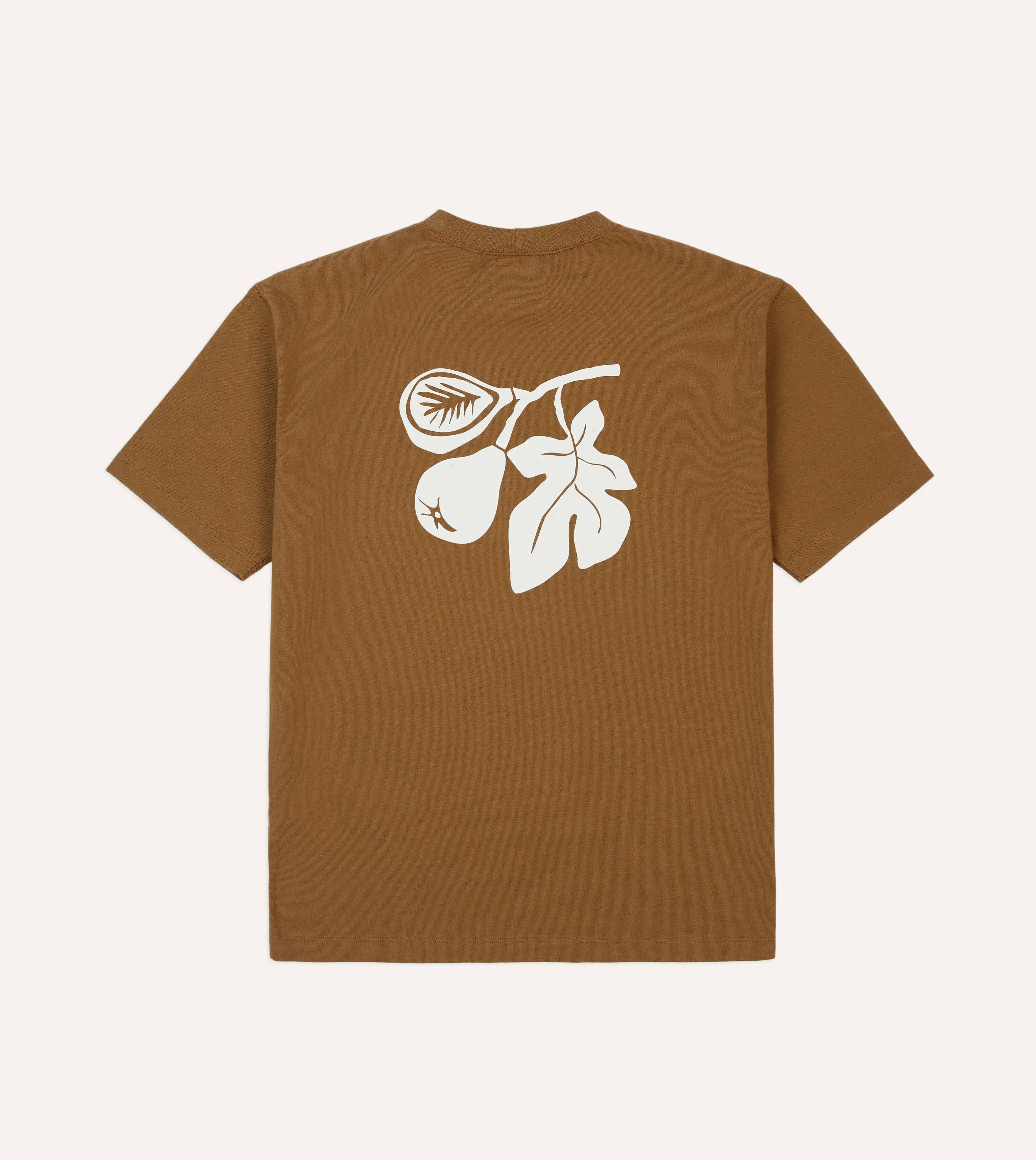 St. JOHN by Drake's Fig Print Tobacco Short-Sleeve Hiking T-Shirt kids' OversizedSilhouette