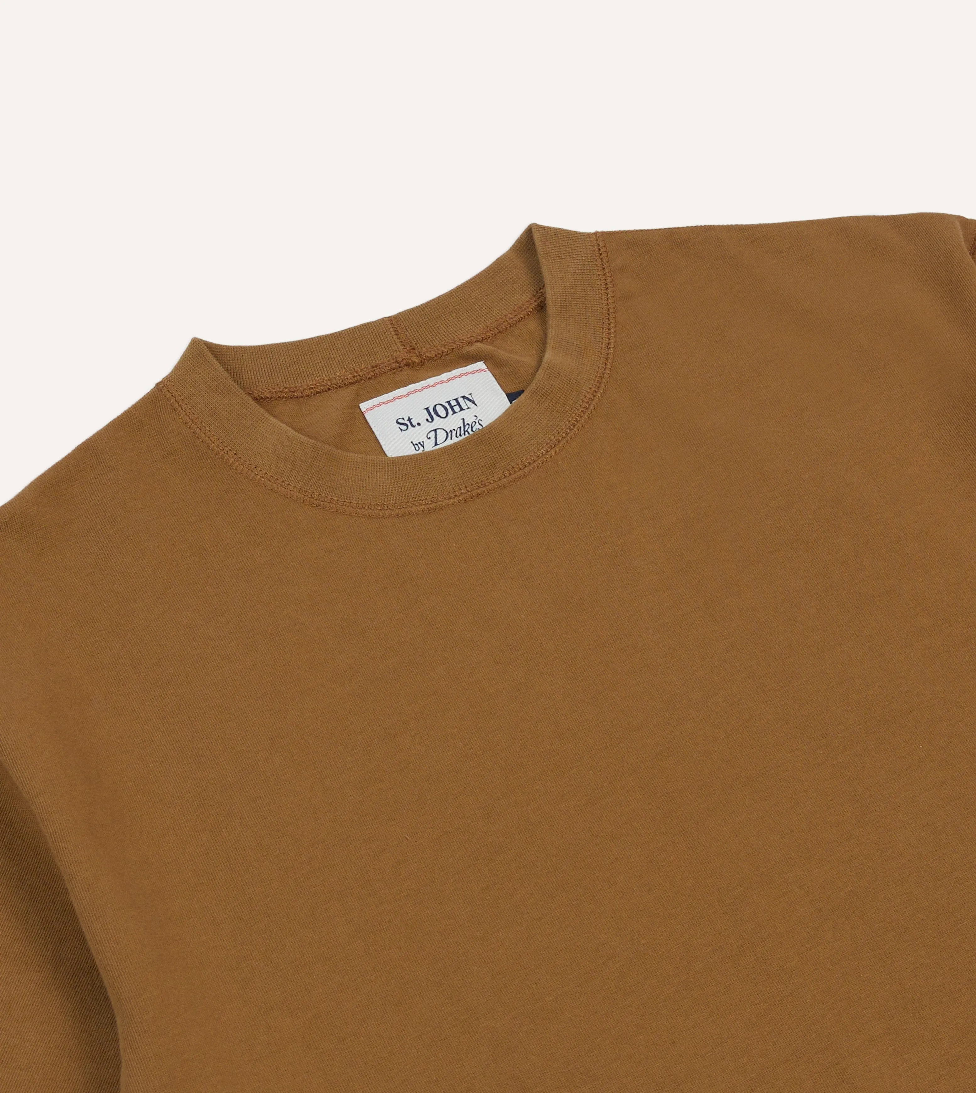 Autumn coziness St. JOHN by Drake's Fig Print Tobacco Short-Sleeve Hiking T-Shirt