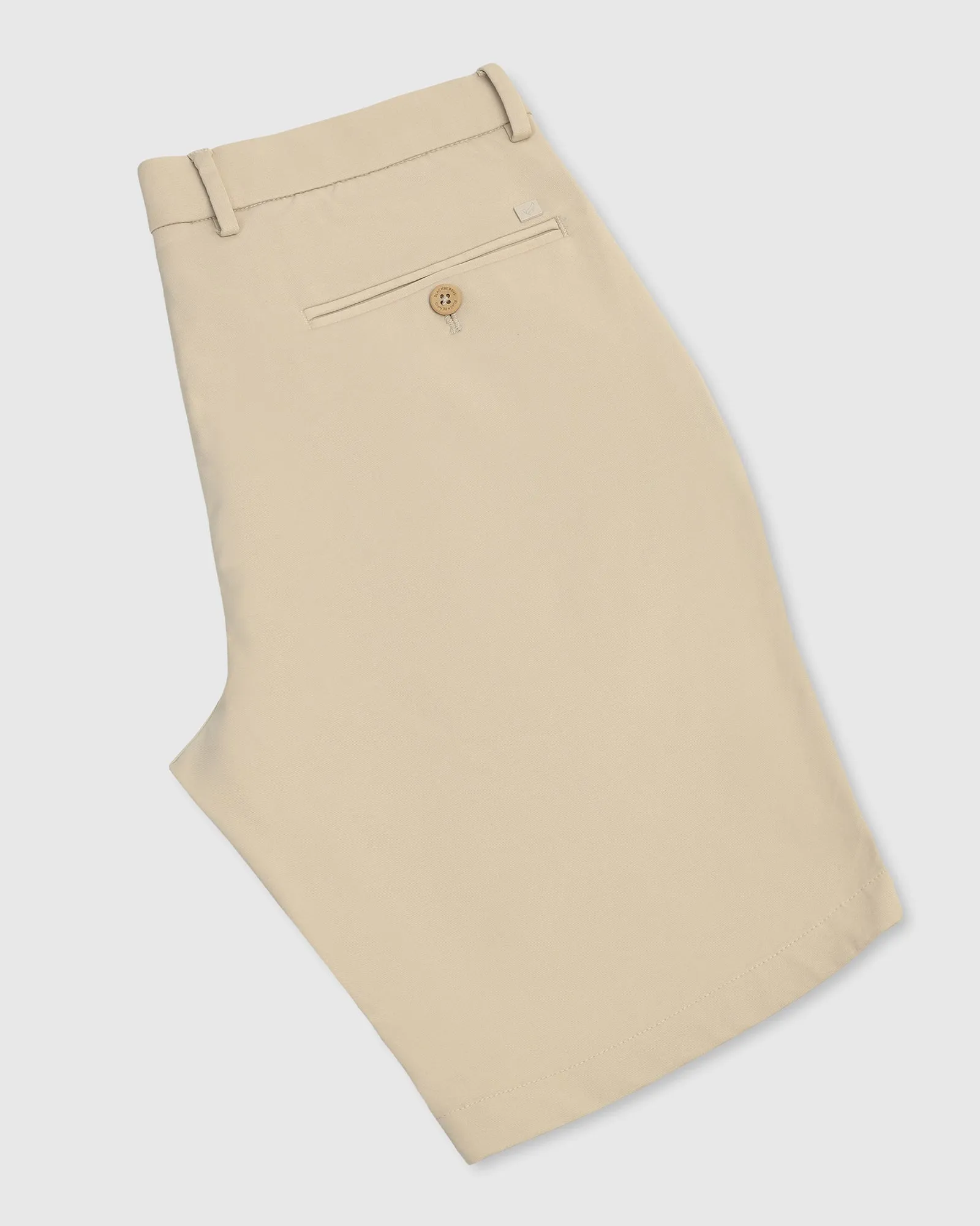 TechPro Casual Beige Solid Shorts - Serry Active Style