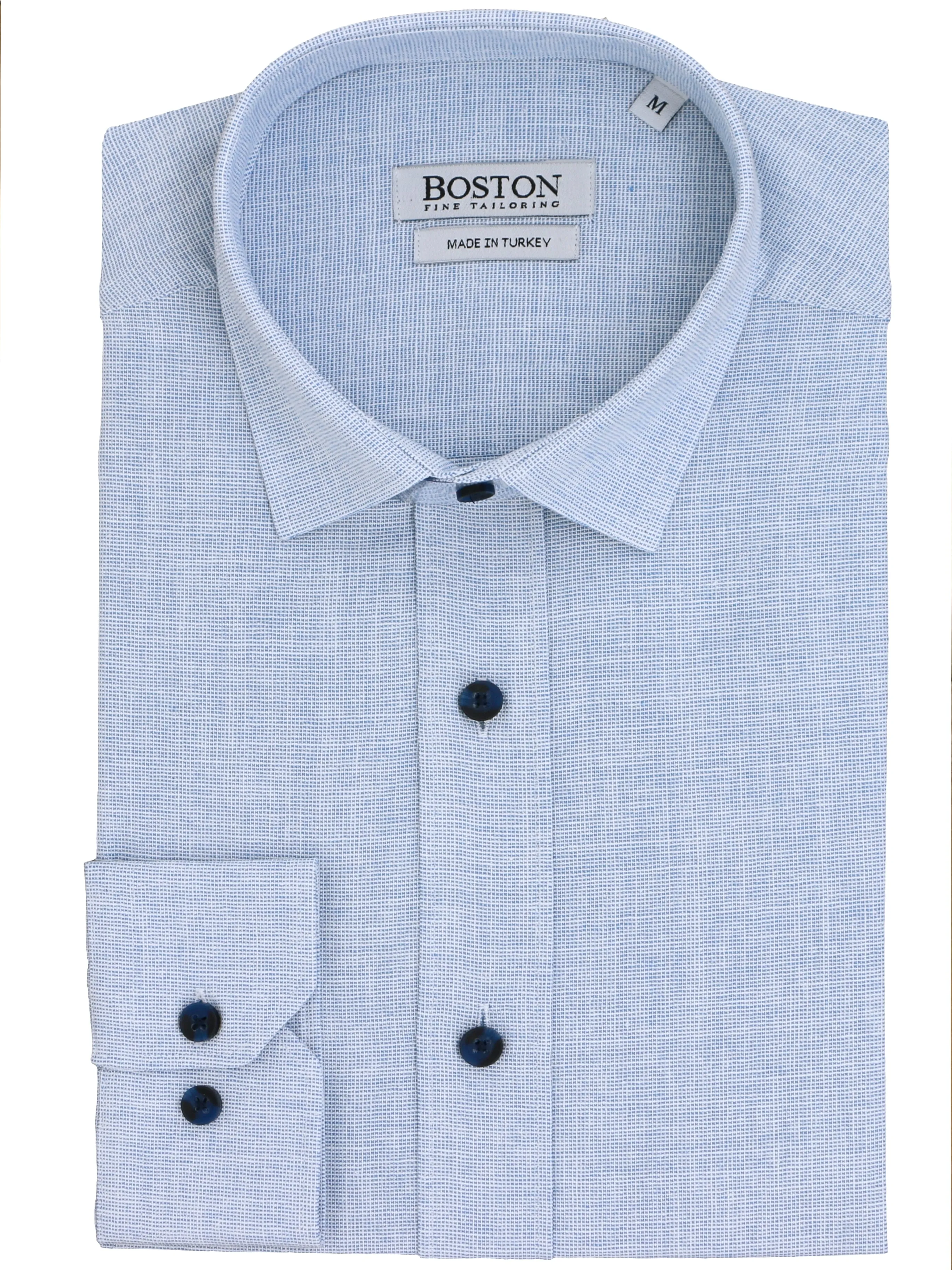 Sustainable Material Sel Blue Casual Shirt