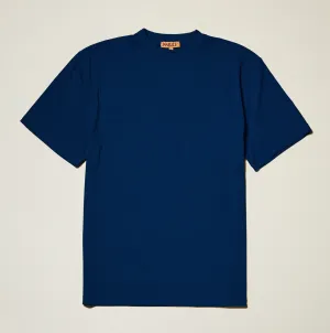 ShockAbsorbent Padding Inserch Rib Crew Neck T-Shirt T299-00190 Estate Blue