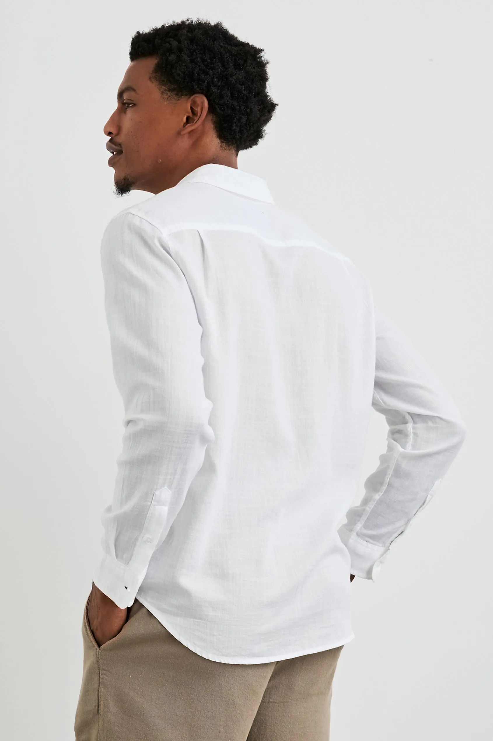 Wyatt Shirt - White Breezy Design