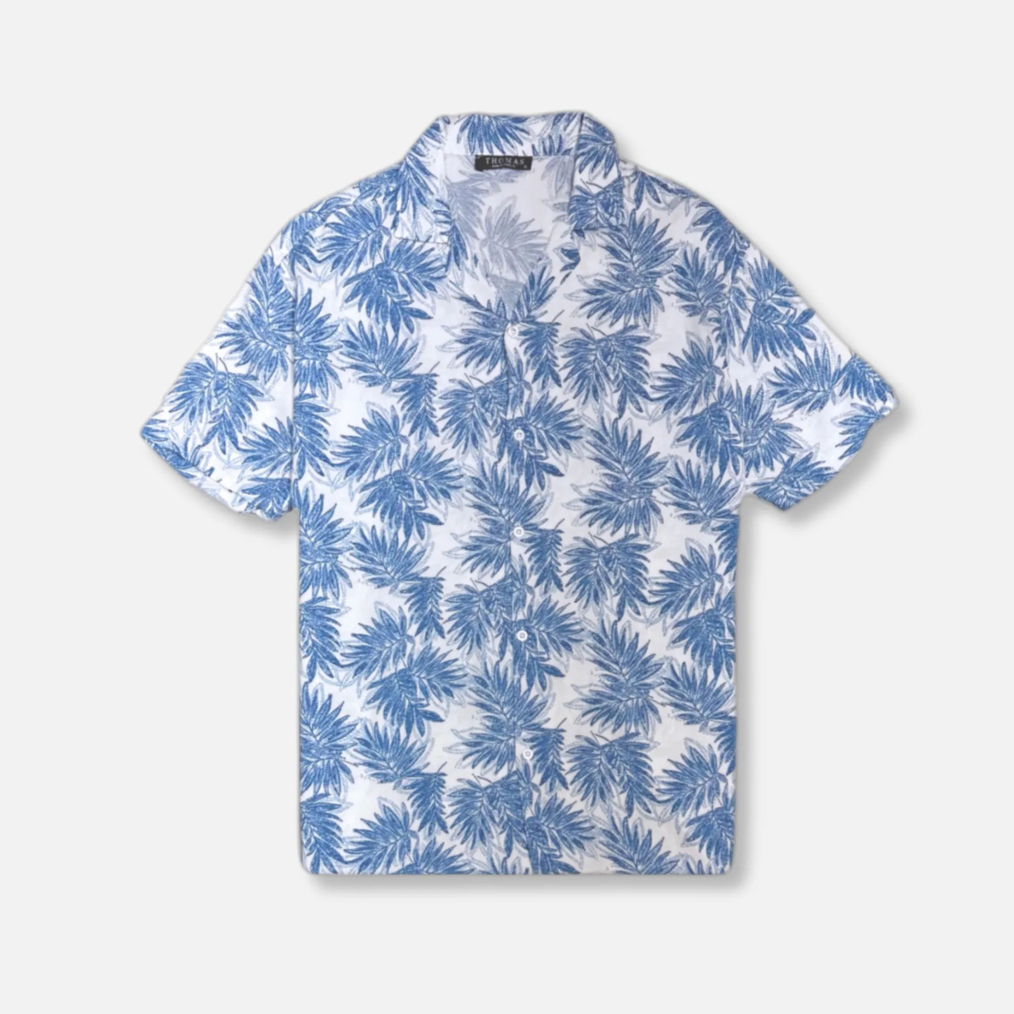 Terry Tropical Revere Collar Shirt AntiPillFinish