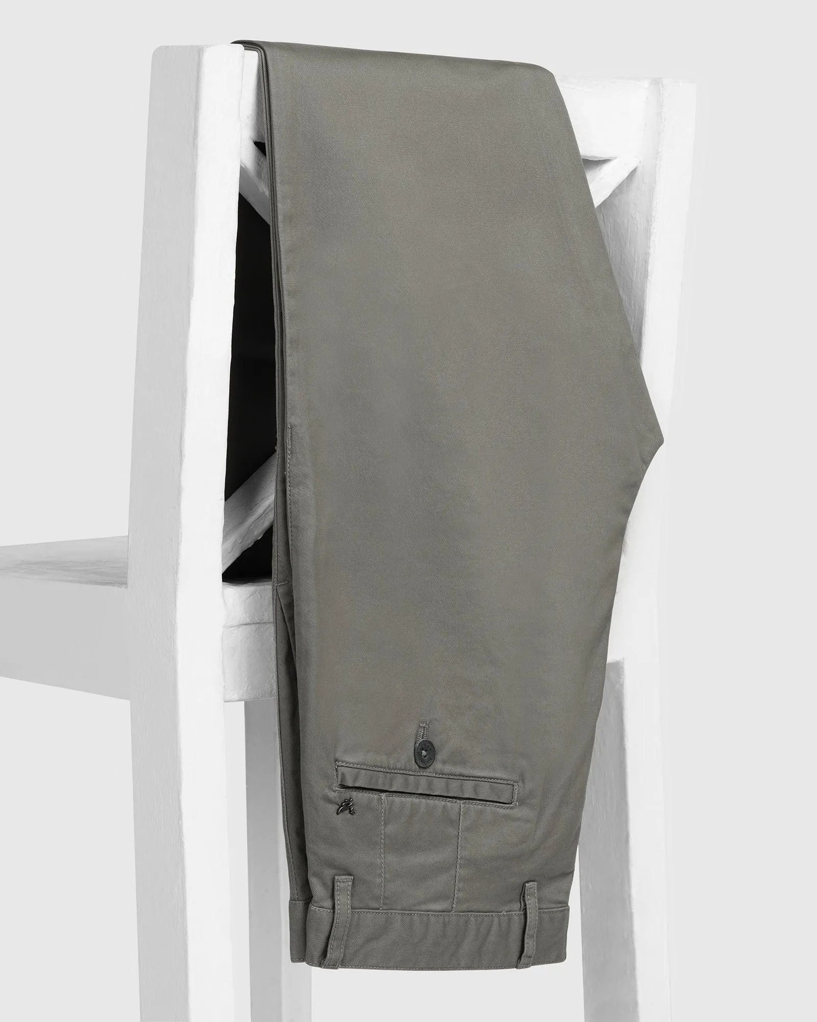 Slim Fit B-91 Casual Olive Solid Khakis - Lab Workout Ready